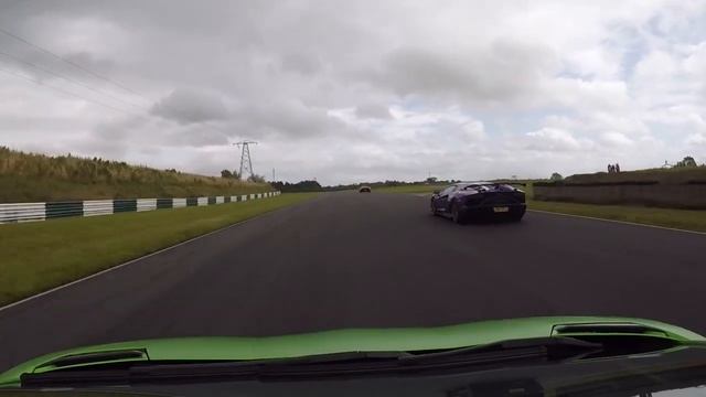 Lamborghini SVJ on track with 2 other SVJs, Performante, Murcilago, Mondello Park Ireland смотреть онлайн