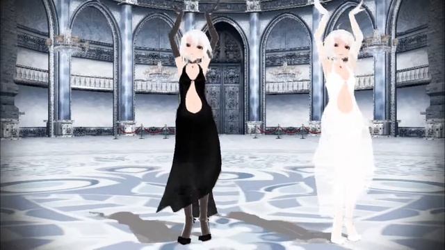 [MMD/nanoem test] (G)I-DLE Señorita / Haku II смотреть онлайн