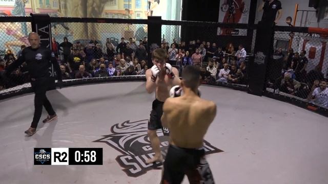 Combat Strike 3: Beka Gabisonia vs Angelos Martinos Full Fight смотреть онлайн