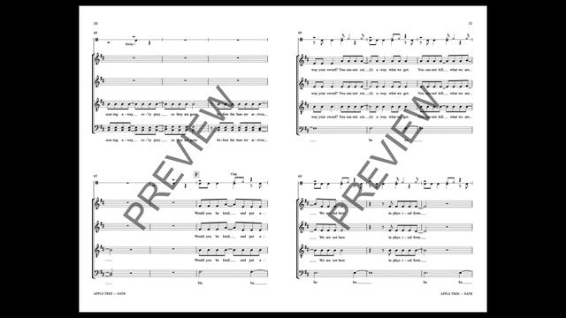Apple Tree (SATB Choir) - Arranged by Katerina Gimon смотреть онлайн
