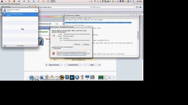How to make Windows 7 look like Mac OSX LioN (Also working for Xp,Vista) смотреть онлайн