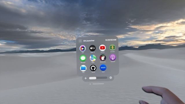 AirLauncher 1.0 for Apple Vision Pro Demo смотреть онлайн