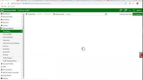 Application control configuration on Fortigate Firewall