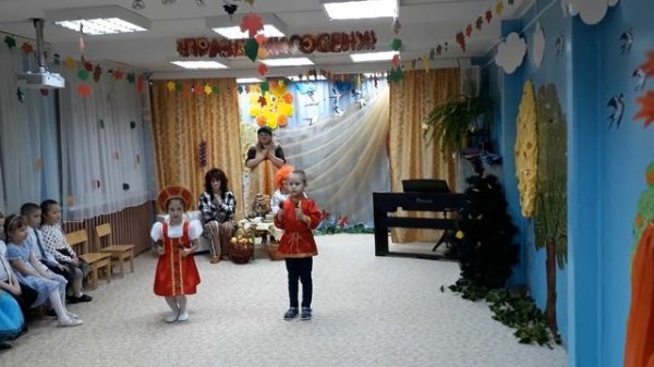 Русский народный танец в детском саду.