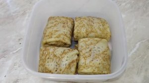 Как я разогреваю блинчики в микроволновке