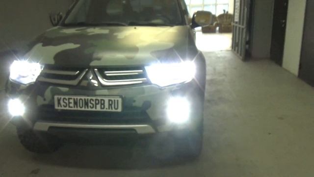 Mitsubishi Pajero Sport 2014 + BI-LED OPTIMA Professional + HPL Crossfire + OSRAM LED FOG 103PL смотреть онлайн