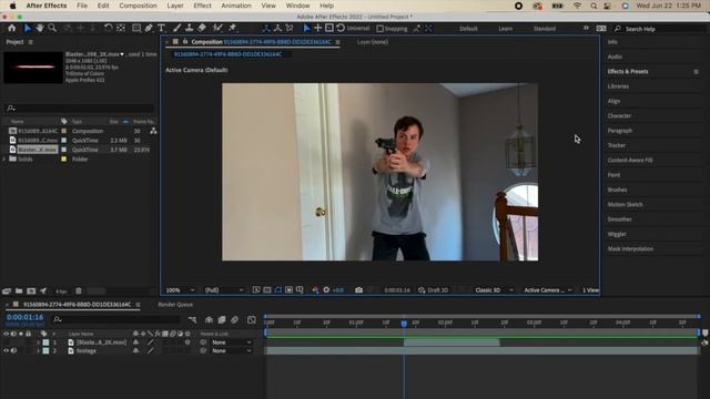 How to Make a Blaster from Star Wars in After Effects! (After Effects Tutorial) смотреть онлайн