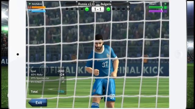 [Gameplay] Играем в Final Kick на iPad смотреть онлайн