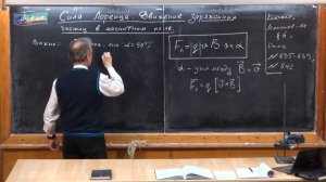 7.Урок 276. Сила Лоренца. Движение заряженных частиц в магнитном поле