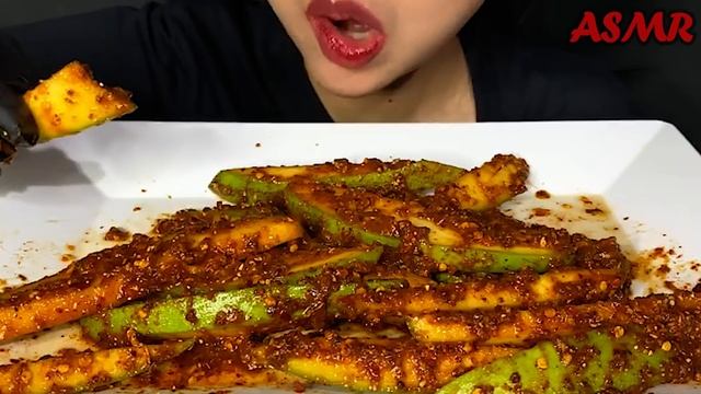 ASMR Spicy Natural Mango Salad Mukbang Mango ( EXTREME CRUNCH ) смотреть онлайн