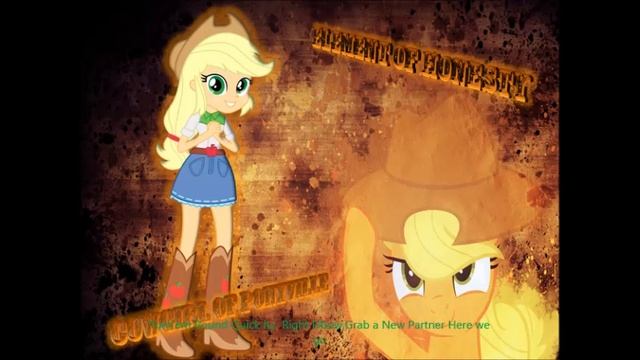 Applejack Raise This Barn (SimGretina Remix) Lyrics Video смотреть онлайн