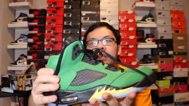 Air Jordan 5 Retro SE Oregon Apple Green Review смотреть онлайн