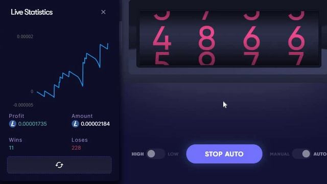 Faucetpay Игра в дайс №2