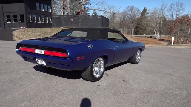 1970 Dodge Challenger Convertible Pro Touring Custom Car Steve Holcomb Pro Auto Custom Interiors смотреть онлайн