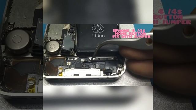 IPhone 4 /4s Home button fix with jumper смотреть онлайн