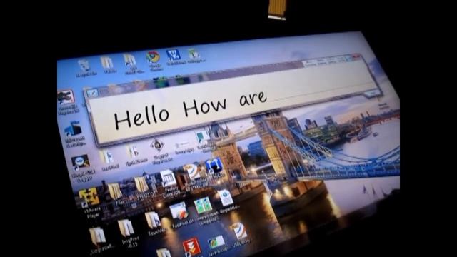 Handwriting Recognition in 46-inch Touchscreen Application Demonstration смотреть онлайн