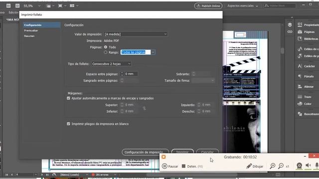 INDESIGN Exportar libro o revista en PDF para impresión. (canoa tutorial) Exp. PDF doble página смотреть онлайн