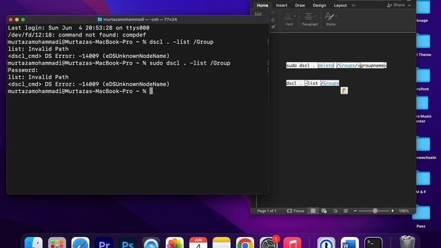 How to delete a Group on Mac OS using Terminal смотреть онлайн