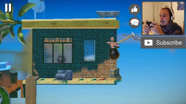 THIS GAME IS DRIVING ME CRAZY! | Getting Over It | Part 2 смотреть онлайн