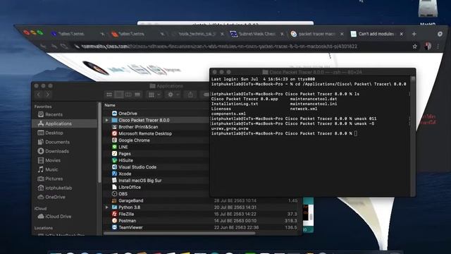 วีธีแก้ปัญหา macos catalina ติดตั้ง module ใน cisco packet tracer 8.0 ไม่ได้ смотреть онлайн