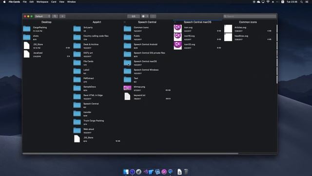 File Cards - Innovative File Manager on macOS Mojave 2 смотреть онлайн