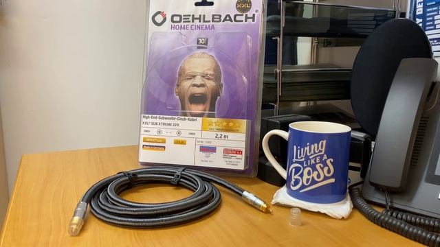 Oehlbach OB-13302 Subwoofer Cable Product Preview