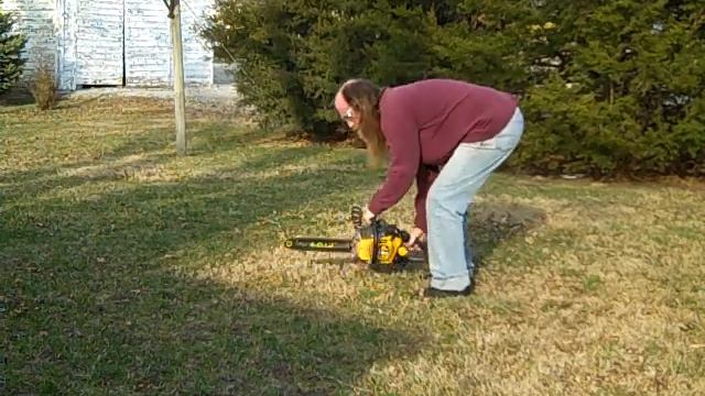 coldstart McCulloch MCC1435A chainsaw смотреть онлайн