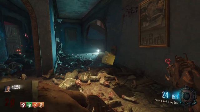 Kino Der Toten Solo Round 43 - COD: Black Ops 3 Zombies 4K смотреть онлайн