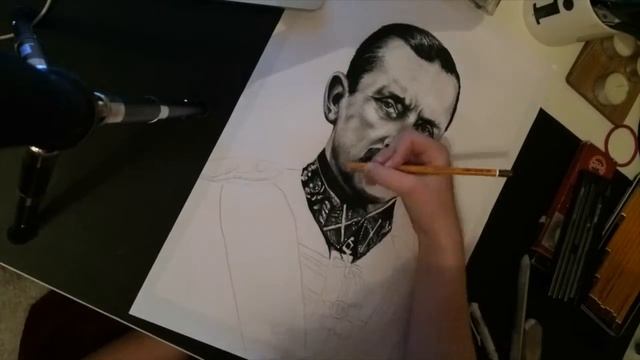 Mannerheim Timelapse Drawing смотреть онлайн