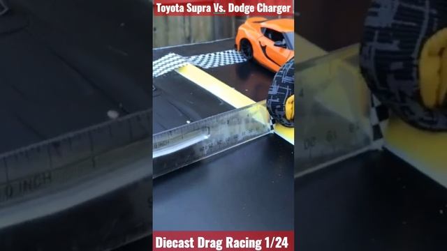 Toyota Supra F9 Vs. Dodge Charger Widebody F9 | Diecast Drag Racing 1/24 Scale смотреть онлайн