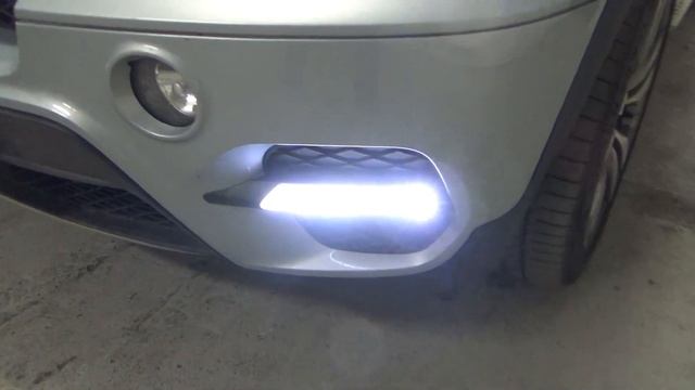 BI LED KOITO в BMW E70 рестайлинг. смотреть онлайн