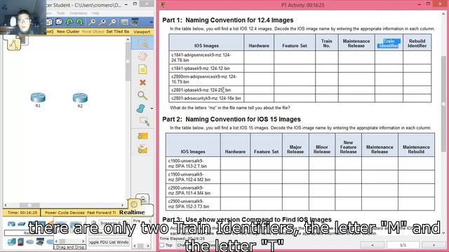 9.1.1.9 Packet Tracer - Decoding IOs Image Names смотреть онлайн