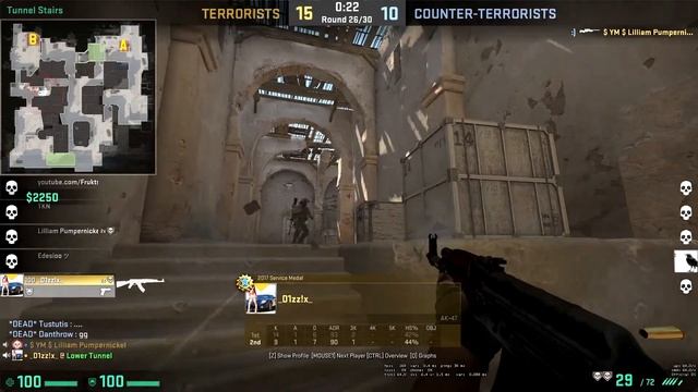 CS GO Match Making with skin changer #54(Playing with global elite.) смотреть онлайн