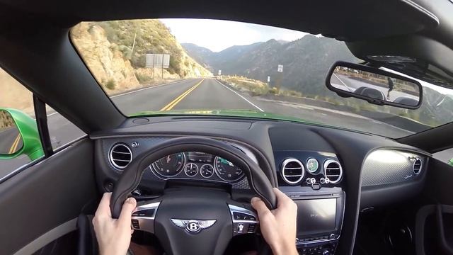 2016 Bentley Continental GT Speed Convertible (Top Down) - WR TV POV Canyon Drive смотреть онлайн