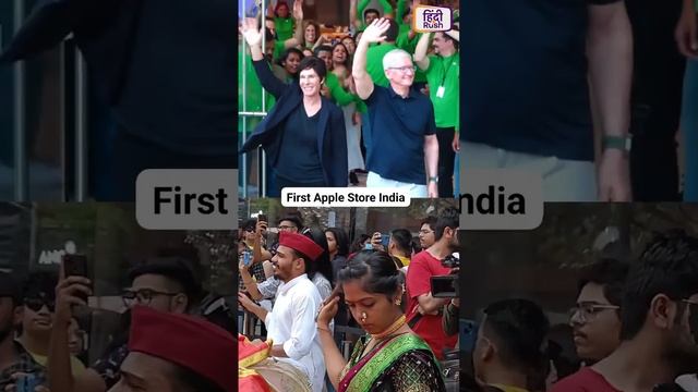 Welcome First Apple store India #apple #applestoremumbai #trending смотреть онлайн