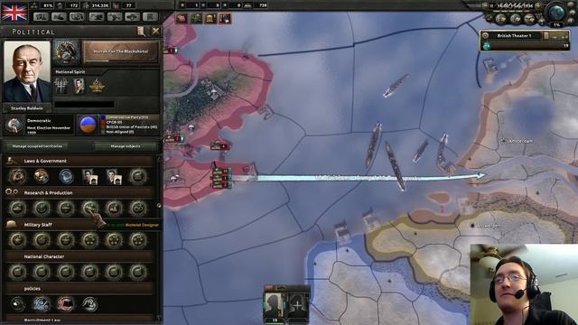 Return of the British Empire - Hearts of Iron 4 - Road to 56 - Part 1 смотреть онлайн