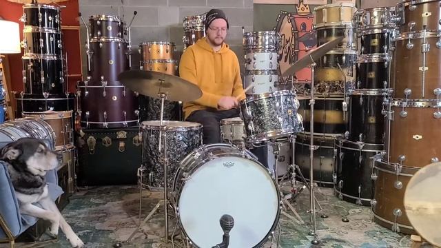 WFL Drum Set in Black Diamond Pearl смотреть онлайн