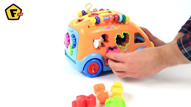 HUILE TOYS Веселый автобус 988 смотреть онлайн