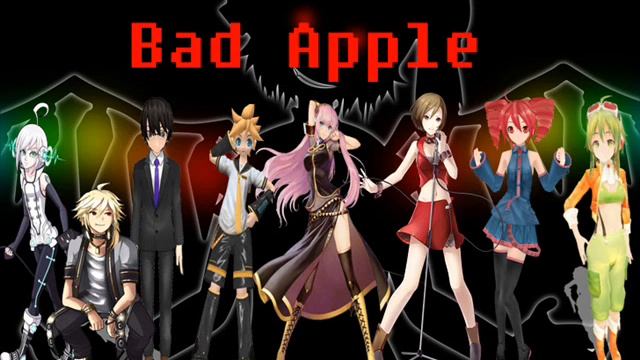 [1 UTAUloid + 7 Vocaloid Chorus] Bad Apple смотреть онлайн