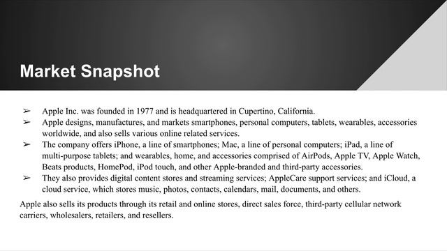 Apple Stock Pitch смотреть онлайн