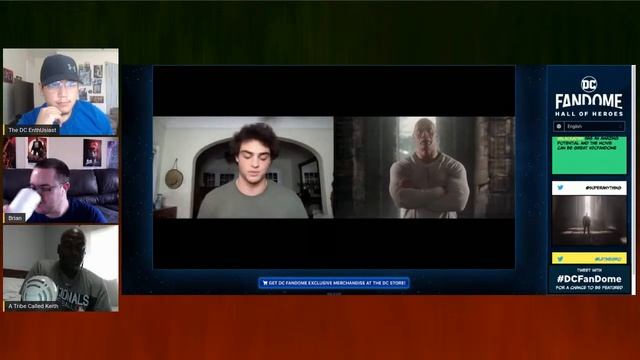 DC FanDome LIVE Stream - BLACK ADAM Panel Coverage смотреть онлайн