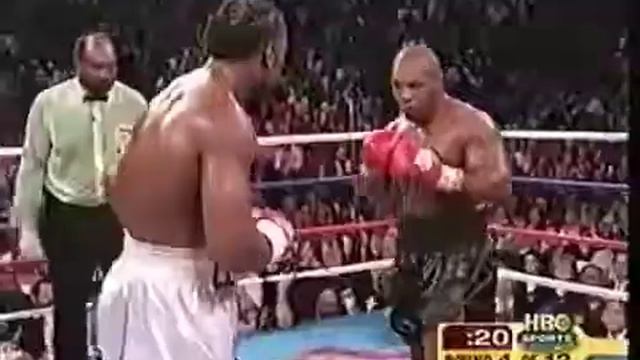 Бокс  Майк Тайсон   Леннокс Льюис  комментирует Гендлин Mike Tyson V Lennox Lewis