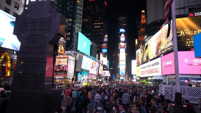 Sony a7R 2 16mm f2.8 4K and Slow motion iso 400 to 20000 Times Square NYC смотреть онлайн