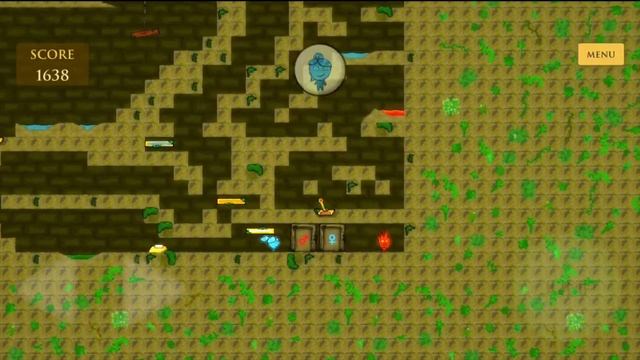 Fireboy and Watergirl: Online In The Forest Temple level 12 - 17 -iphone- смотреть онлайн