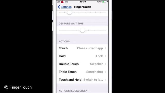 FingerTouch: Use Your Touch ID Sensor As A Gesture Controller Tweak iOS 11.3.1 смотреть онлайн