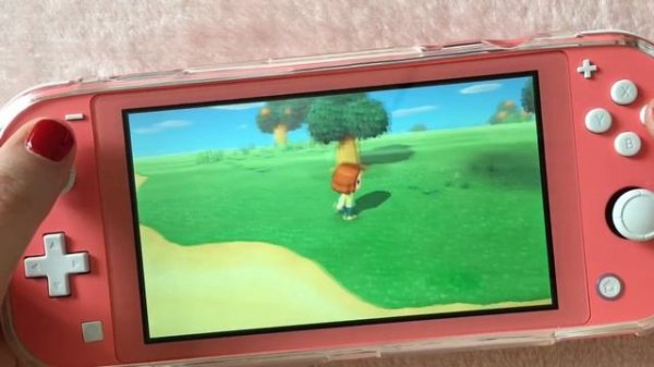 🌺 NINTENDO SWITCH LITE CORAL UNBOXING & ANIMAL CROSSING NEW HORIZONS INTRO 🌺