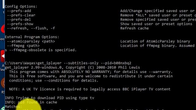 How To Download Subtitles From BBC IPlayer Using Get IPlayer