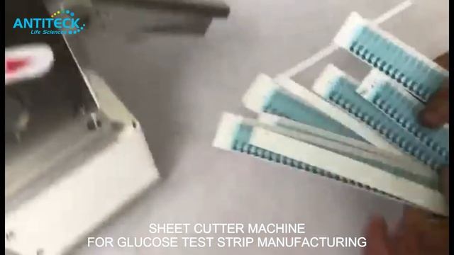 Sheet Cutter Machine For Glucose Test Strip Manufacturing -Guillotine Cutter For Diabetes Test Stri смотреть онлайн
