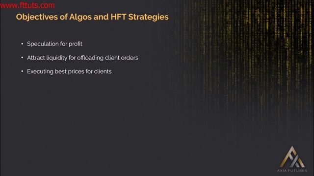 49. Module 5-8 Objective of Algos and HFT Strages смотреть онлайн