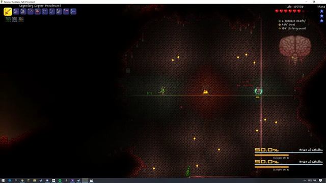 Me and my friend vibing with some cracked brains of chuthulu (terraria) смотреть онлайн